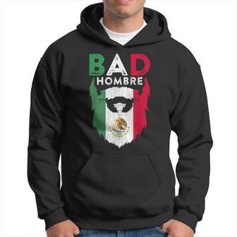 Cinco De Mayo Meme Mexican Flag Beard Bad Hombre Hoodie - Monsterry UK