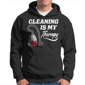 Cleaning Is My Therapy Housekeeping Housekeeper Hoodie - Monsterry CA