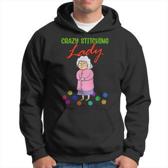 Crazy Stitching Lady With Quilting Patterns For Sewers Hoodie - Monsterry AU