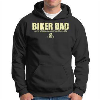 Cycling Mountain Biking Biker Dad Hoodie - Monsterry