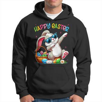 Dabbing Bunny Easter Happy Easter For Boys Girls Adult Hoodie | Mazezy