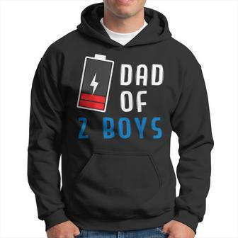 Dad Of 2 Boys Father's Day Hoodie - Monsterry CA