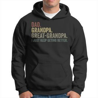 Dad Grandpa Great Grandpa For Fathers Day Hoodie - Thegiftio UK