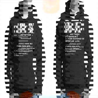 Dad Tax Definition Saying Dad Family Father's Day Hoodie - Thegiftio UK