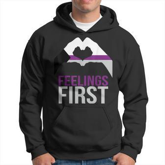 Demisexual Joke Heart Demisexual Flag Hoodie - Monsterry