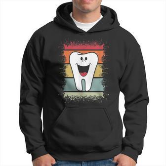 Dentist Dental Hygienist Dentist Office Smiling Tooth Hoodie - Monsterry UK