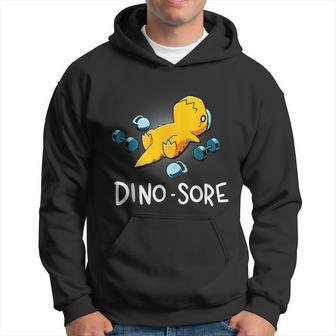 Dinosaur Workout Gym Fitness Lifting Cute Dino Sore Hoodie | Mazezy