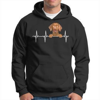 Dog Heartbeat For Vizsla Lovers Hoodie - Thegiftio UK