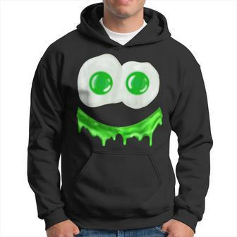 Eggs Ham And Bacon Green Face Brunch St Patrick's Day Hoodie - Thegiftio UK