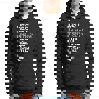 Father's Day Hockey Dad Best Puck'n Dad Ever Hoodie - Thegiftio UK