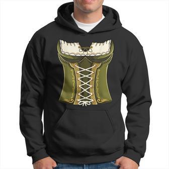 Faux Dirndl Oktoberfest Drinking Costume Hoodie - Thegiftio UK