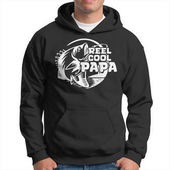 Fishing Father's Reel Cool Father's Day Dad Joke Hoodie - Thegiftio UK