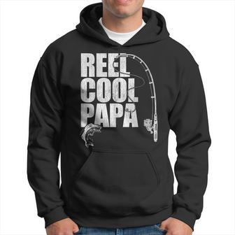 Fishing T Reel Cool Papa Fathers Day Hoodie - Monsterry DE