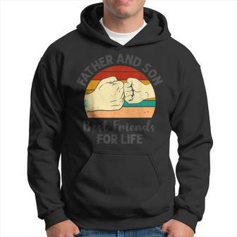 Friends For Life Father & Son Fist Bump Fathers' Day Hoodie - Thegiftio UK