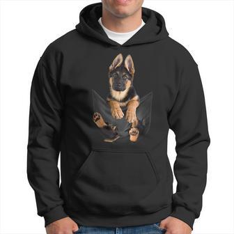 German Shepherd In Your Pocket For Alsatian Dog Lovers Hoodie - Thegiftio UK