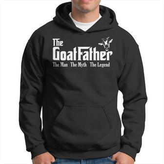 Goat Lover For Dad The Goat Father Hoodie | Mazezy
