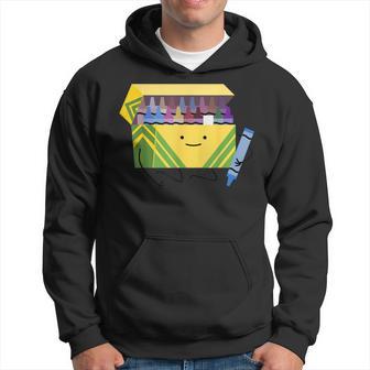 Good Boys Crayon Box Smile Teacher Hoodie - Monsterry UK