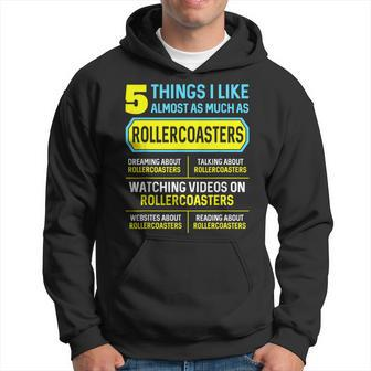 Hobby Roller Coaster 5 Things For Women Hoodie - Monsterry