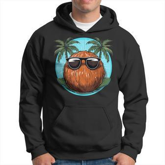 Holiday Coconut With Sunglasses For Coco Fruits Fans Hoodie - Monsterry AU
