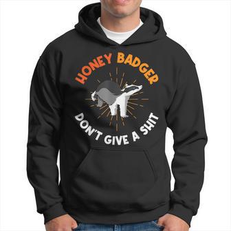 Honey Badger Don't Give A Shit Hoodie - Monsterry DE