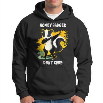 Honey Badgers Don't Care Dabbing Team Hoodie - Monsterry AU