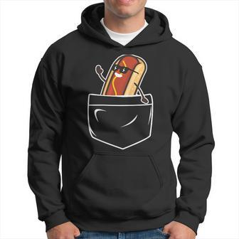 Hotdog In A Pocket Meme Grill Cookout Joke Barbecue Hoodie - Monsterry DE