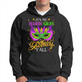 It's My Mardi Gras Birthday Y'all Carnival 2024 Party Hoodie - Monsterry