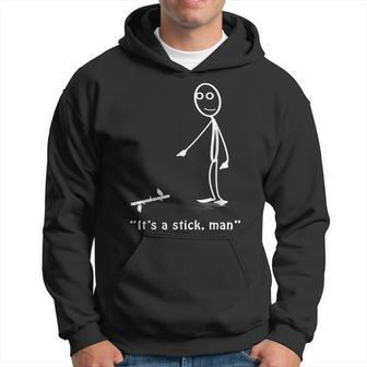 It's A Stick Man Stickman Costume Stick Figure Hoodie - Monsterry UK
