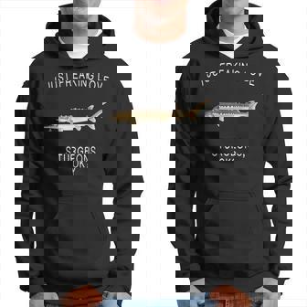 I Just Freaking Love Sturgeon Ok Freshwater Fish Hoodie - Monsterry