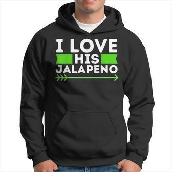 I Love His Jalapeno Cinco De Mayo Mexican Couple Hoodie - Monsterry
