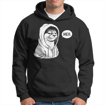 Meh Otter For Otters Lovers Hoodie - Seseable