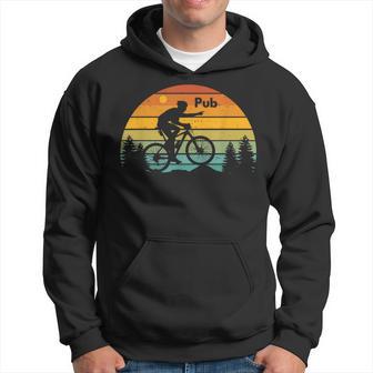 Mountain Bike Pub Mtb Present For Fathers Day Hoodie - Thegiftio UK