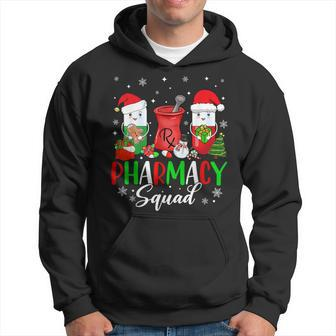Pharmacy Tech Squad Christmas Matching Holiday Pajama Hoodie - Thegiftio UK
