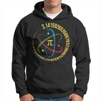 Pi Day Spiral Pi Math For Pi Day Groovy Hoodie - Seseable