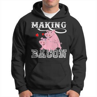 Pigs Making Bacon Nice Pork Breakfast Women Hoodie - Monsterry CA