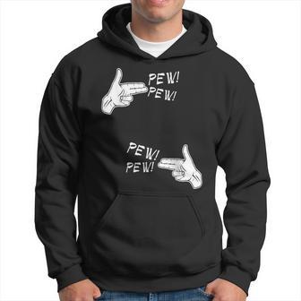 Pistol Hand Gun Noise Pew Pew Pew Hoodie - Monsterry AU