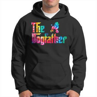 Poodle Dogfather Tie Dye Father's Day Hoodie - Monsterry
