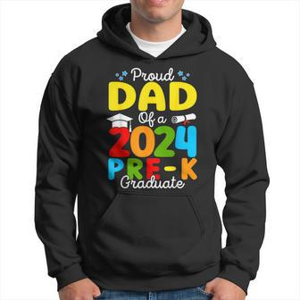 Proud Dad Of A Class Of 2024 Pre-K Graduate Father Hoodie - Seseable