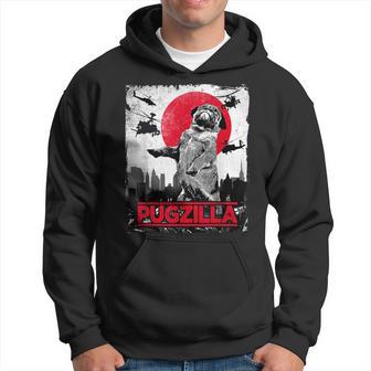 Pugzilla Pug Dog Hoodie - Thegiftio UK