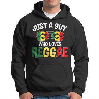 Rasta Just A Guy Who Loves Reggae Jamaica Hoodie - Thegiftio UK