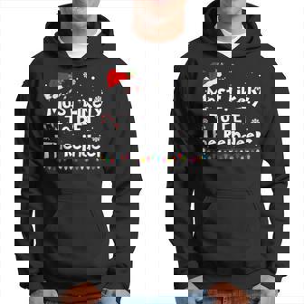 Reindeer Family Christmas Holiday Santa Claus Hat Hoodie | Mazezy