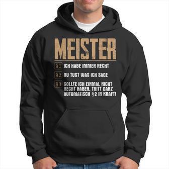 Saying For Meister Rules Meistertestung Craft Hoodie - Seseable