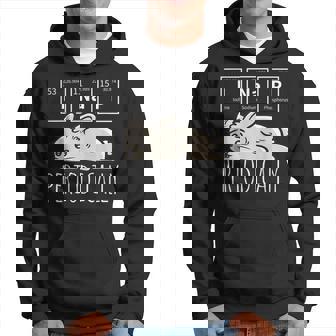 Science I Nap Periodic Table Meme Meh Bunny Rabbit Hoodie - Monsterry