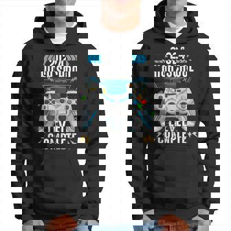 Senior Gamer 2024 High School Level Complete 2024 Grad Hoodie - Thegiftio