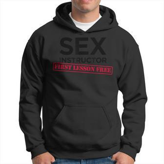Sex Instructor First Lesson Free Bachelorette Hoodie - Monsterry