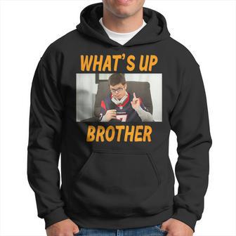 Sketch Streamer Whats Up Brother Hoodie - Monsterry CA