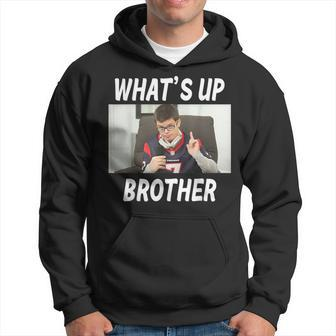 Sketch Streamer Whats Up Brother Meme Hoodie - Seseable