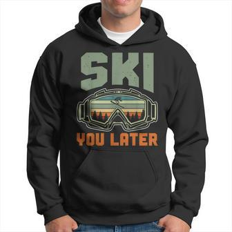 Ski Lifestyle Skiing In Winter Skier Hoodie - Seseable