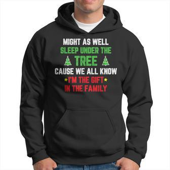 Sleep Under Tree I'm The In The Family Christmas Hoodie - Seseable