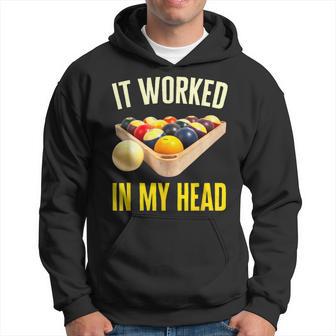 Snooker For Men 8 Ball Pool Billiards Player Hoodie - Thegiftio UK